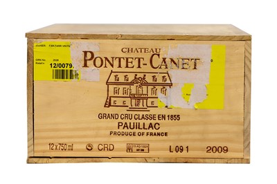 Lot 311 - Twelve Bottles of Chateau Pontet-Canet 2009 in...