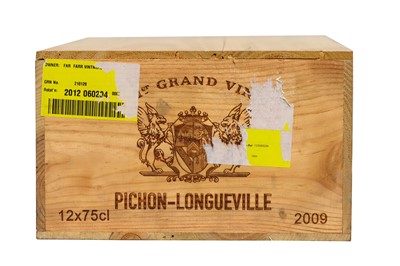 Lot 314 - Twelve Bottles of Pichon Longueville 2009 in...