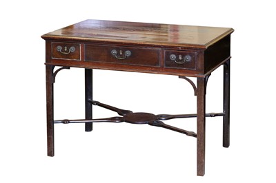 Lot 421 - An 18th Century Irish mahogany side table,...