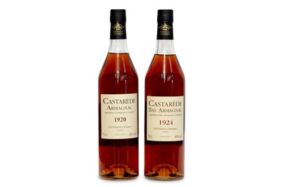 Lot 506 - Two 1920s Bottles of Castaréde Bas Armagnac in...