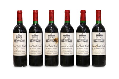 Lot 353 - Six Bottles of Chateau Leoville Las Cases 1997...