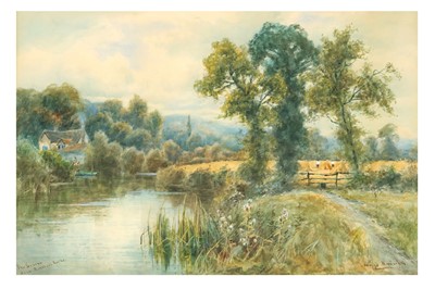 Lot 145 - WIGGS KINNAIRD (BRITISH 1875–1915) The Severn...