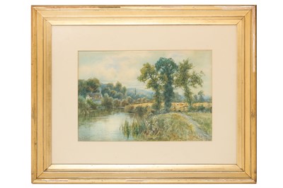 Lot 145 - WIGGS KINNAIRD (BRITISH 1875–1915) The Severn...