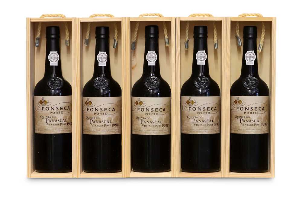 Lot 443 - Five Fonseca's Quinta do Panascal 1998 in...