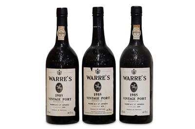 Lot 430 - Three Bottles of Warre's 1985 Sourced from an...