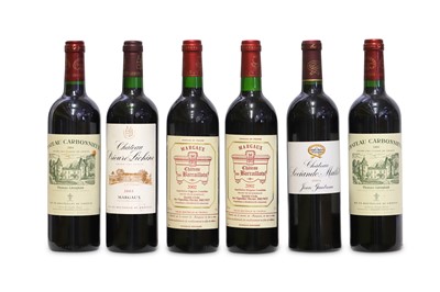 Lot 375 - Six Bottles of Bordeaux from the Early 2000s 1...