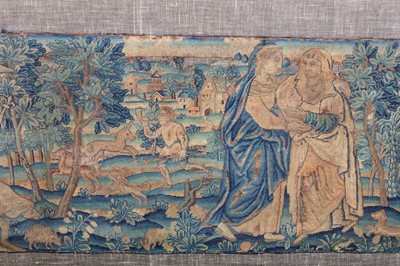 Lot 1 - A LATE 16TH / EARLY 17TH CENTURY NEEDLEWORK...