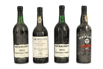 Lot 447 - Four Bottles of Port. Two from 1970, Two from...