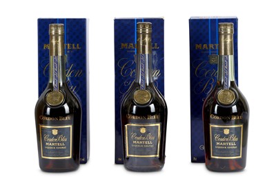 Lot 521 - Three Bottles of Martell Cordon Bleu In...