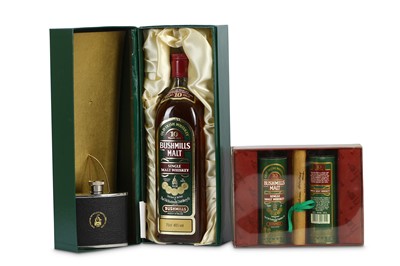Lot 485 - One Bottle of Bushmills 10 Year Old with Hip...