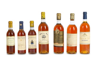Lot 418 - Four Bottles and Three Half Bottles of French...