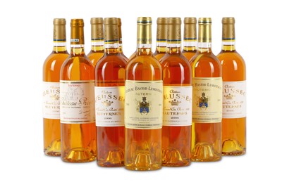 Lot 416 - Twelve Assorted Sauternes 8 Bottles of Chateau...