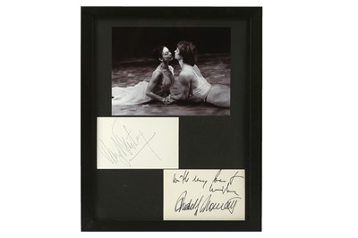 Lot 93 - Ballet.- Fonteyn & Nureyev Album pages signed...
