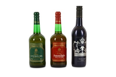 Lot 455 - Three bottles - Two Sherry, one Madiera 1 70cl...