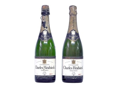 Lot 21 - 2 Bottles of Charles Heidsieck Non-Vintage -...