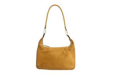Lot 192 - Gucci Tan Suede Shoulder Bag
