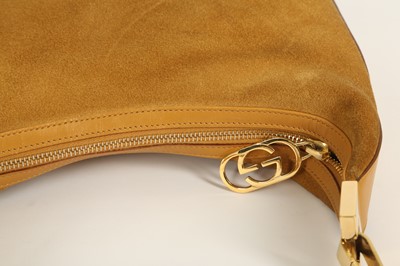 Lot 192 - Gucci Tan Suede Shoulder Bag