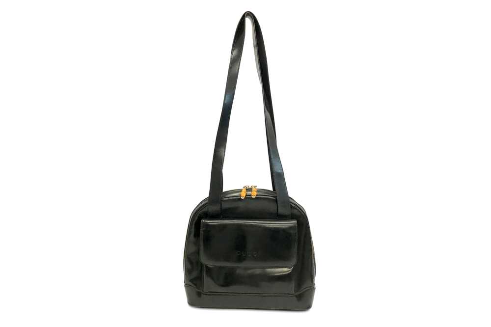 Lot 193 - Gucci Black Leather Shoulder Bag