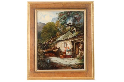 Lot 280 - CHARLES PETTIT (FRENCH 1831–1885) A cottage...