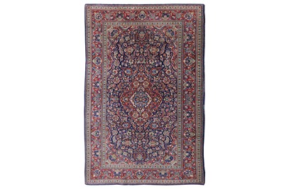 Lot 1 - A VERY FINE KASHAN RUG, CENTRAL PERSIA approx:...