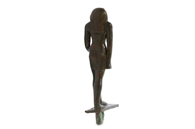 Lot 52 - AN EGYPTIAN BRONZE FIGURE OF NEHEBKAU Late...