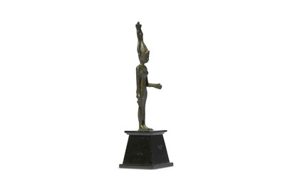 Lot 53 - AN EGYPTIAN BRONZE FIGURE OF SOTHIS Late...