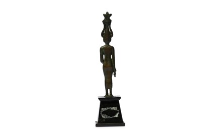 Lot 53 - AN EGYPTIAN BRONZE FIGURE OF SOTHIS Late...