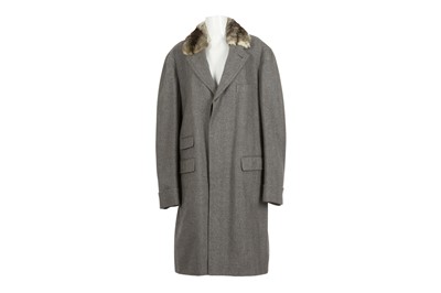 Lot 602 - Doriani Men's Grey Coat, wool cashmere mix,...