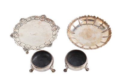Lot 124 - A mixed group of sterling silver, including a...