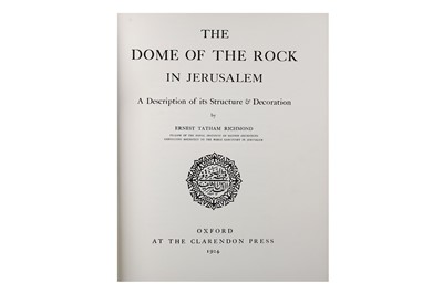 Lot 69 - Richmond (Ernest Tatham) The Dome of the Rock...