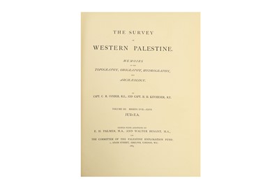 Lot 72 - Conder (C.R.) The Survey of Western Palestine....
