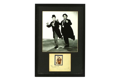 Lot 132 - Laurel (Stan) & Oliver Hardy Album page...