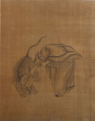 Lot 50 - DING YUNPENG (follower of, 1547 – 1628). Lohan....