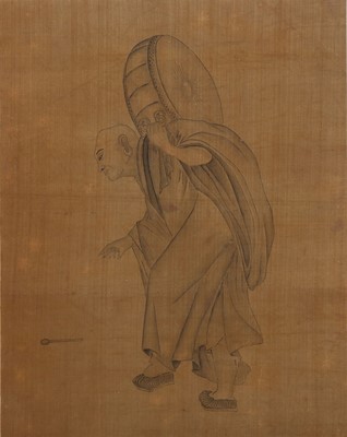 Lot 50 - DING YUNPENG (follower of, 1547 – 1628). Lohan....