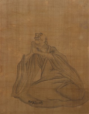 Lot 50 - DING YUNPENG (follower of, 1547 – 1628). Lohan....