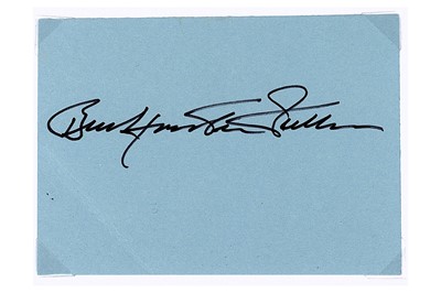 Lot 178 - (Fuller) Buckmaster Black ink signature...