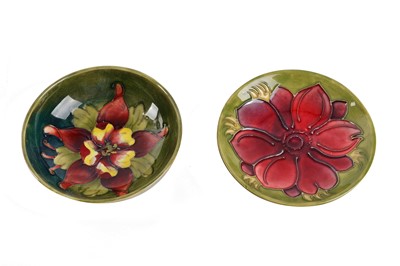 Lot 29a - A Moorcroft pin dish, painted with a...