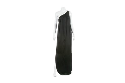 Lot 658 - Fendi Black Silk Dress, one shoulder column...