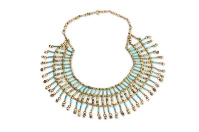 Lot 188 - AN EGYPTIAN MUMMY BEAD NECKLACE Late Period,...