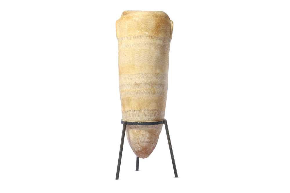 Lot 169 - AN EGYPTIAN ALABASTER JAR  New Kingdom, 18th...