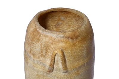 Lot 169 - AN EGYPTIAN ALABASTER JAR  New Kingdom, 18th...