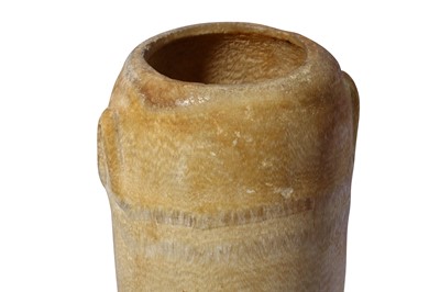 Lot 169 - AN EGYPTIAN ALABASTER JAR  New Kingdom, 18th...