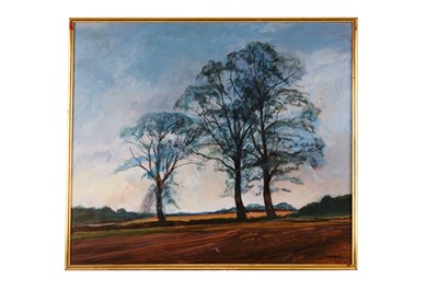 Lot 449 - GAIL CROSS 20TH CENTURY Wooded landscape...