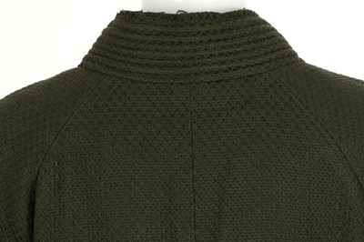 Lot 504 - Chanel Moss Green Jacket, 2010s, raw edge...