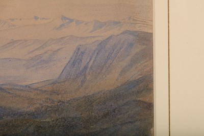 Lot 69 - EDWARD LEAR (BRITISH 1812-1888) Lake Lugano...