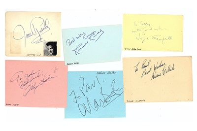 Lot 60 - Autograph Collection.- Film, TV and Theatre...