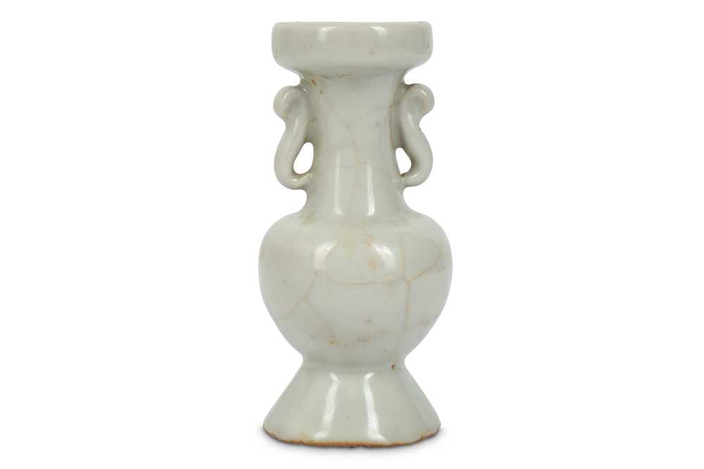 Lot 185 - A CHINESE GUAN-TYPE MINIATURE VASE.