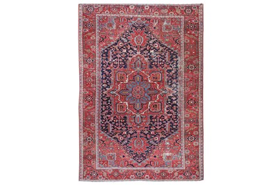 Lot 14 - AN ANTIQUE HERIZ CARPET, NORTH-WEST PERSIA...
