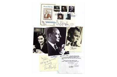 Lot 47 - Autograph Collection.- Actors & Entertainers A...