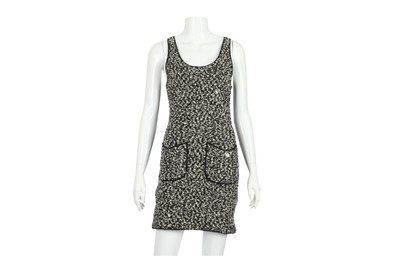 Lot 579 - Chanel Boutique Monochrome Boucle Dress,...